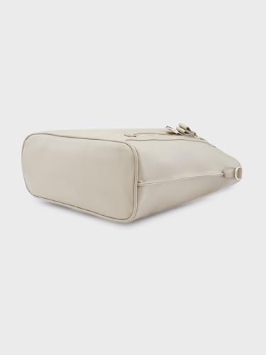 Caprese Gladys Tote Bag for Women with Multiple Pockets| Stylish and Functional Spacious Versatile Design Ideal for Work Everyday Outings and Travel, Skin, M