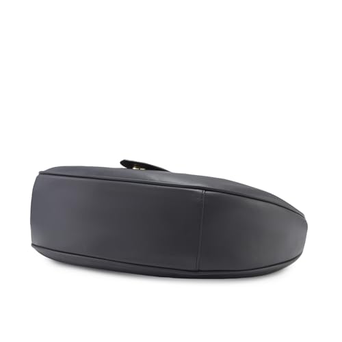 Caprese Celia Hobo, Black-Large | Solid Designed Shoulder Bag for Women | Spacious Compartment | Perfect for Casual & Daily Use, Black