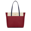 Lavie Women's Eliana Colourblock Tote Bag for Women | Tote Handbag for Work | Ladies purse | Stylish Shoulder Bag | Gift for Women, Red