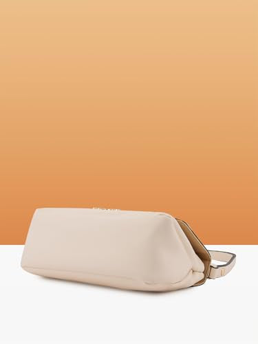 Caprese Bloom Sling Medium Bag for Women|Adjustable Strap for Comfortable Wear|Stylish,Versatile Crossbody Bag for Everyday Use, Travel, and Special Occasions, Off White, M, Western