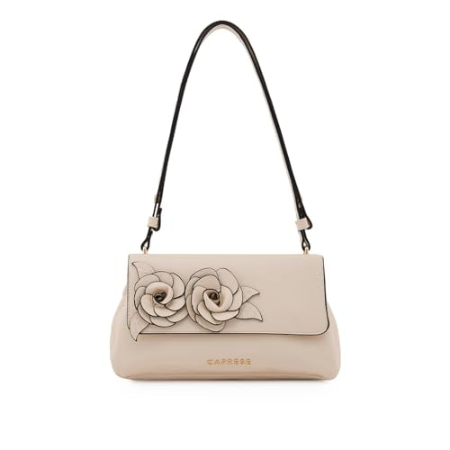 Caprese Bloom Sling Medium Bag for Women|Adjustable Strap for Comfortable Wear|Stylish,Versatile Crossbody Bag for Everyday Use, Travel, and Special Occasions, Off White, M, Western