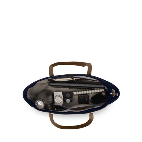 Lavie Women's Eliana Colourblock Tote Bag for Women | Tote Handbag for Work | Ladies purse | Stylish Shoulder Bag | Gift for Women, Navy