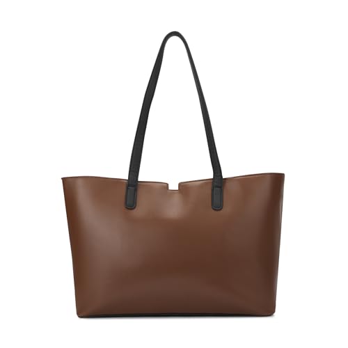 Lavie Women's Lyla Colourblock Tote Bag for Women | Tote Handbag for Work | Ladies purse | Stylish Shoulder Bag | Gift for Women, Tan