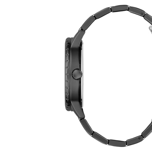 GUESS Mens Black Analog Watch