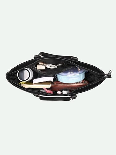 ZOUK Rhea Kapoor Tote Bag - | Elegant Vegan Leather Tote for Women |, Nicobar Coral, One Size