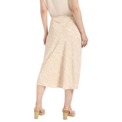 Calvin Klein Women's Printed Pull-On Midi Slip Skirt