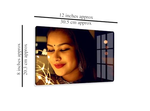 MITZVAH 5mm Acrylic Photo Frame Personalized Photo Gifts|Personalised Photo Frame Birthday Gift|Premium Acrylic Wall Photo Personalized|Photo Customized Gift Friend Anniversary (8X12 inch, Portrait)