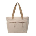 Tressential UrbanHandy Canvas Tote Bag, HandBag for Women, Multi-Pocket Design, Casual Style for Office & College, Ivory