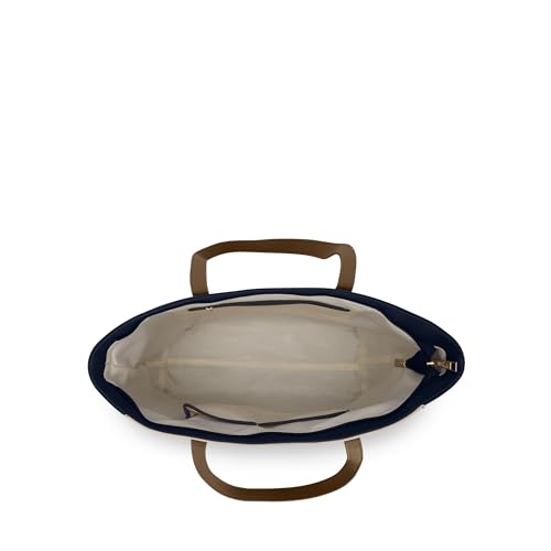 Lavie Women's Eliana Colourblock Tote Bag for Women | Tote Handbag for Work | Ladies purse | Stylish Shoulder Bag | Gift for Women, Navy