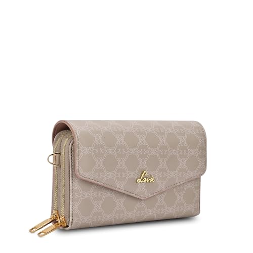 Lavie Women's Mono Sally Dual Zip Wallet | Gift for Women, PINK, Casual