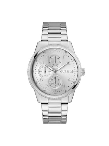 Guess Sport 44 mm Silver Dial Men Chrono Watch- GW0970G7