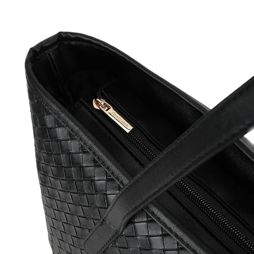 Fastrack Textured Oversized Structured Tote Bag For Women, Girls and Ladies |Comes with a Removable Small Pouch | Made of Premium PU Material | Totes for Casual Carry