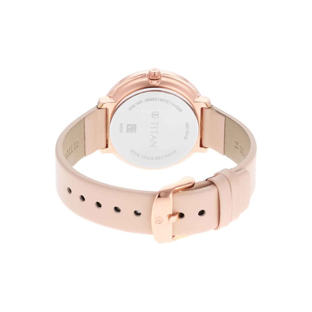 Titan Viva Analog Silver Dial Women's Watch 2622WM01/NN2622WM01/NP2622WM01