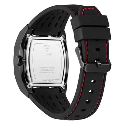 GUESS Black Snake Silicon Multifunction Watch