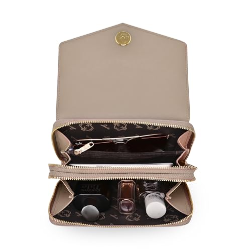 Lavie Women's Mono Sally Dual Zip Wallet | Gift for Women, PINK, Casual