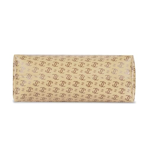 Lavie Women’s Mono LL Adele Tote Bag for Women | Tote Handbag for Work | Ladies purse | Stylish Shoulder Bag | Gift for Women, Taupe