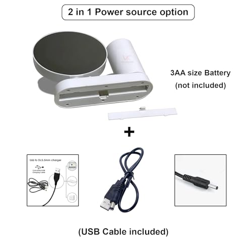 Customized Round LED Magic Mirror Photo Frame with Pen Stand – Personalized LED Light Picture Frame for Desk, Gifts for Couples, Anniversary, Wedding, Birthday (warm white Light Round Shaped)