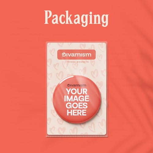 Divamism Fridge Magnet Customized Photo Set of 6 for Family 3X3 Inch Personalized Gifts for Women, Freeze Magnets Photo Frame, Wedding for Couples, Fridge Magnets Refrigerator Stylish