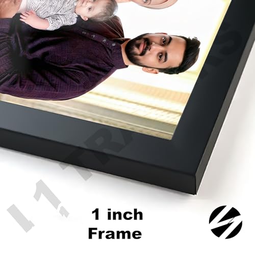 L1 Traders Customized Photo Frame Gift - Upload Photo | Select Lamination Finish (Glossy/Matte/Glitter/Acrylic Sheet) | Strong And Durable (Multicolor, 6x8)