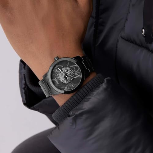 GUESS Mens Black Analog Watch