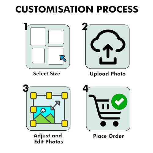Nexaprint Customized LED Photo Frame with 12X18 Inch Photo | Upload Your Photo | LED Adapter Included | Wall Mounting | 1mm Non-Breakable Acrylic Protection | Gift For Family & Friends, Birthday