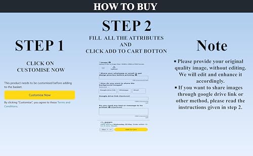 picxeeshop Personalized Mosaic Photo Frame, Moisture and Scratch Resistant, No Glass on top