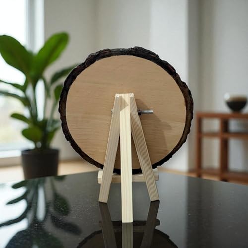 Shivansh Gifts Wooden Engrave Photo Frame Anniversary Gift s for Couple Customize Gift For Wife Husband (6 inch slice)