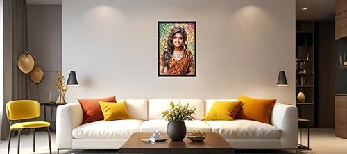 picxeeshop Personalized Mosaic Photo Frame, Moisture and Scratch Resistant, No Glass on top