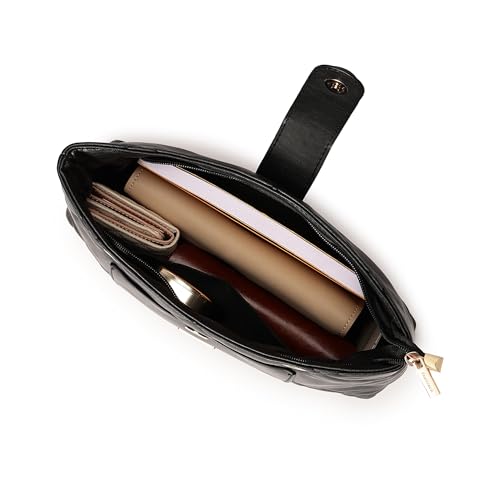 Fastrack Structured Quilted Tote Bag for Women, Girls and Ladies | Made of Premium PU Material | Tote for Casual Carry | Ladies Purse Handbag | Totes for Office Use