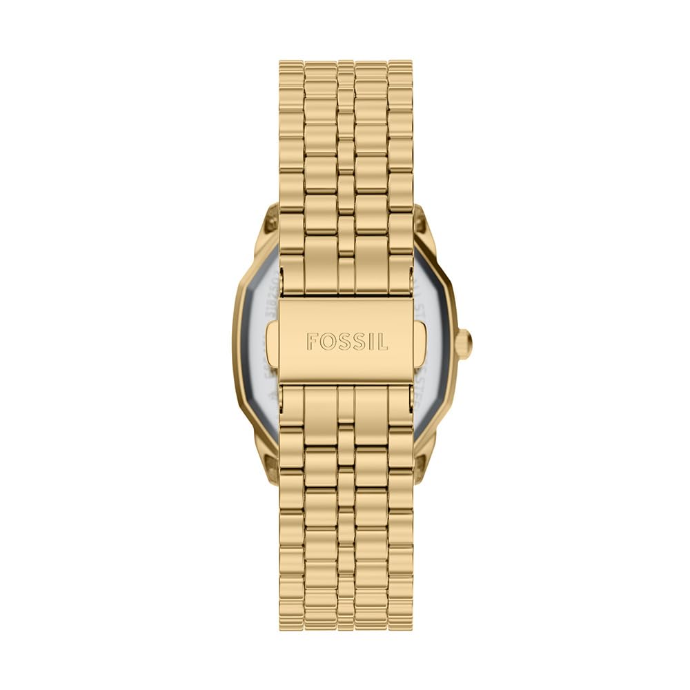 Fossil Women's Harlow Three-Hand Gold-Tone Stainless Steel Watch (Model: ES5451)