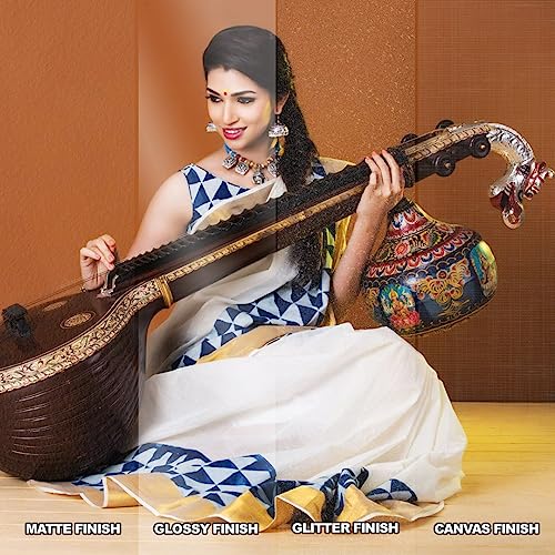 MUSHA Personalized 16x20 Inch Premium Mosaic Photo Wooden Frame - Customizable, Durable, and Stunning Frame