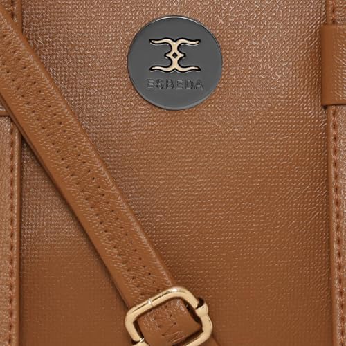 ESBEDA Classic Mini Handbag For Womens| Ladies Purse | Stylish Handbag | Gift Bag For Women, Tan, S