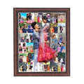 MUSHA Personalized 16x20 Inch Premium Mosaic Photo Wooden Frame - Customizable, Durable, and Stunning Frame