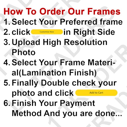 L1 Traders Customized Photo Frame Gift - Upload Photo | Select Lamination Finish (Glossy/Matte/Glitter/Acrylic Sheet) | Strong And Durable (Multicolor, 6x8)