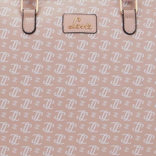 Lavie Women's Mono LL Regina Tote Bag for Women | Tote Handbag for Work | Ladies purse | Stylish Shoulder Bag | Gift for Women, Pink