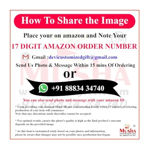 MUSHA Personalized 16x20 Inch Premium Mosaic Photo Wooden Frame - Customizable, Durable, and Stunning Frame