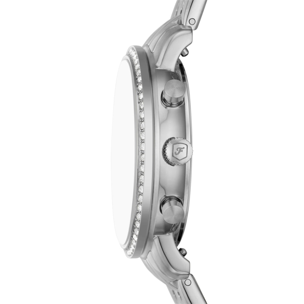 Fossil Women's Neutra Chronograph Silver Stainless Steel Bracelet Watch (Model: ES5357)