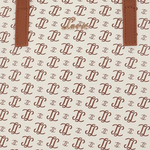 Lavie Women's Mono LL Nicole 2C Satchel Handbag for Women | Satchel Bag for Work | Ladies purse | Stylish Shoulder Bag | Gift For Women, Off White