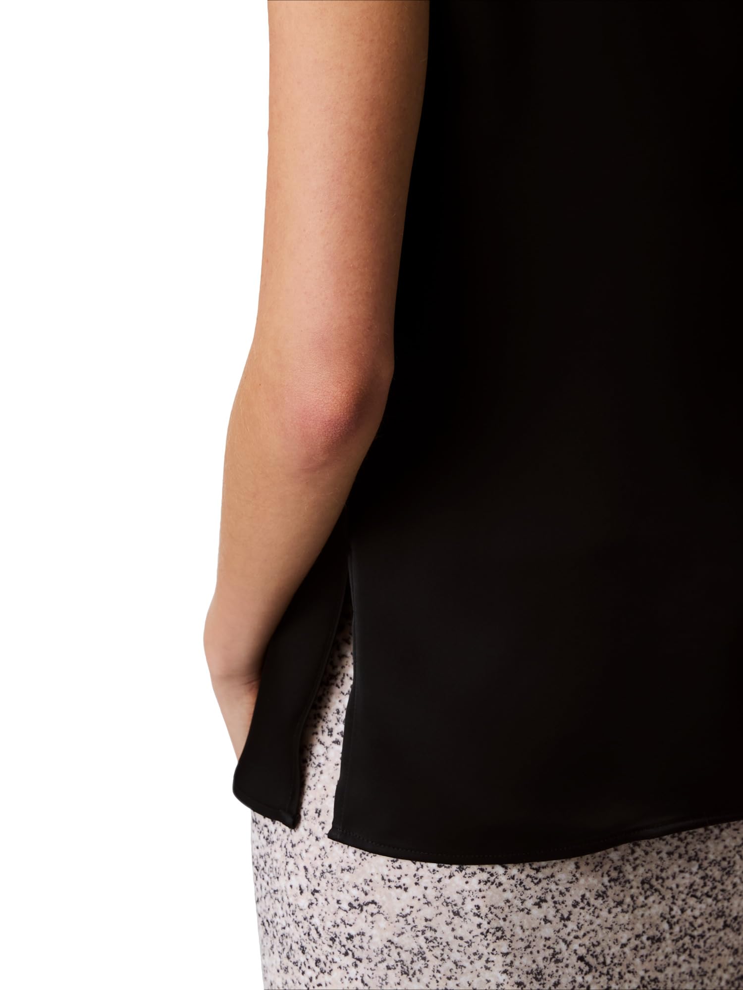 Calvin Klein Women's Satin Cowl Neck Blouse