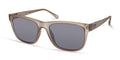 GUESS Men's GUA00001 Classic Sleek Square Sunglasses, Grey, 55mm