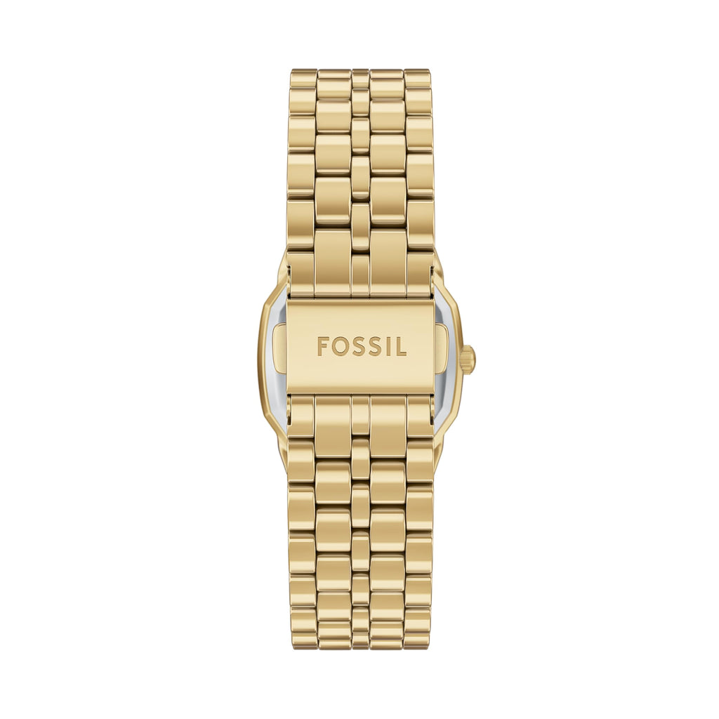 Fossil Women's Harlow Three-Hand Gold-Tone Stainless Steel Watch (Model: ES5433)