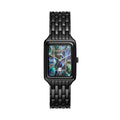 Fossil Women's Raquel Three-Hand Date Black Stainless Steel Bracelet Watch (Model: ES5340)