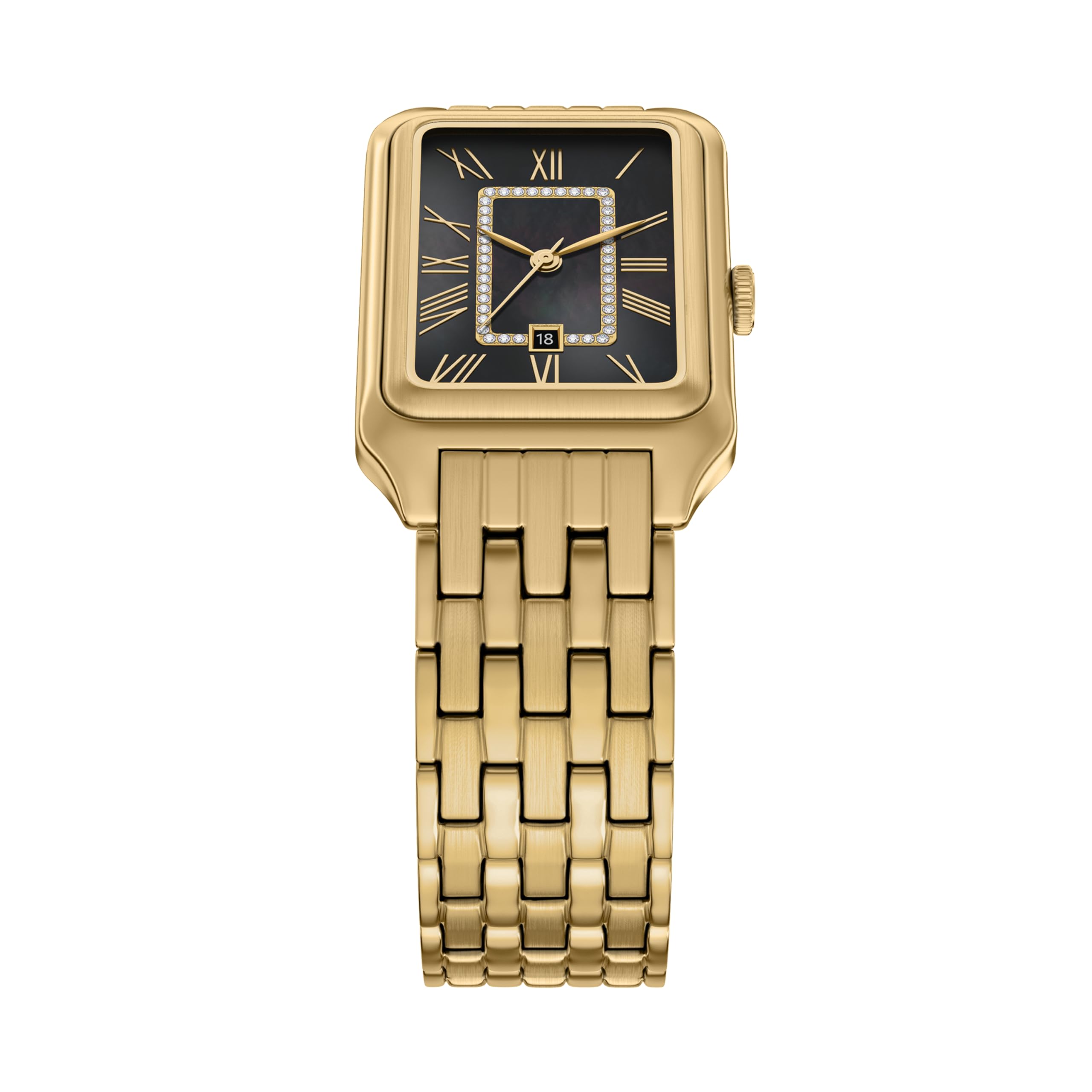 Fossil Women's Raquel Three-Hand Date Gold-Tone Stainless Steel Watch (Model: ES5417)