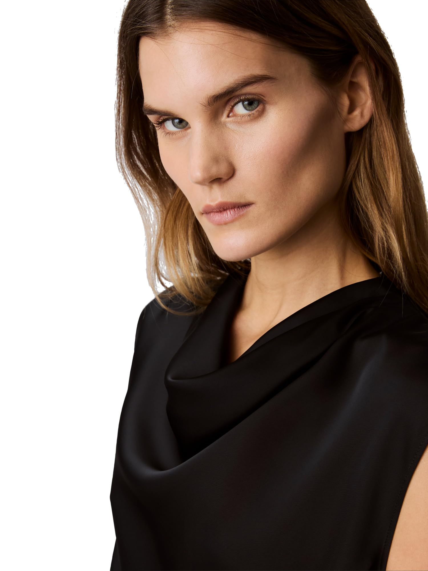 Calvin Klein Women's Satin Cowl Neck Blouse