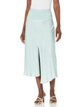 GUESS Women's Altea Midi Slip Skirt, Ice Aqua, X-Small