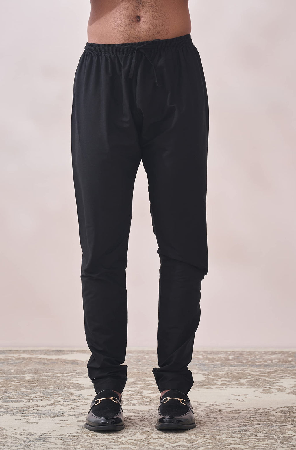 Manyavar Maroon Art Silk Full Sleeve Kurta Set | Traditional Kurta Set for Men (XL)