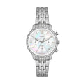 Fossil Women's Neutra Chronograph Silver Stainless Steel Bracelet Watch (Model: ES5357)