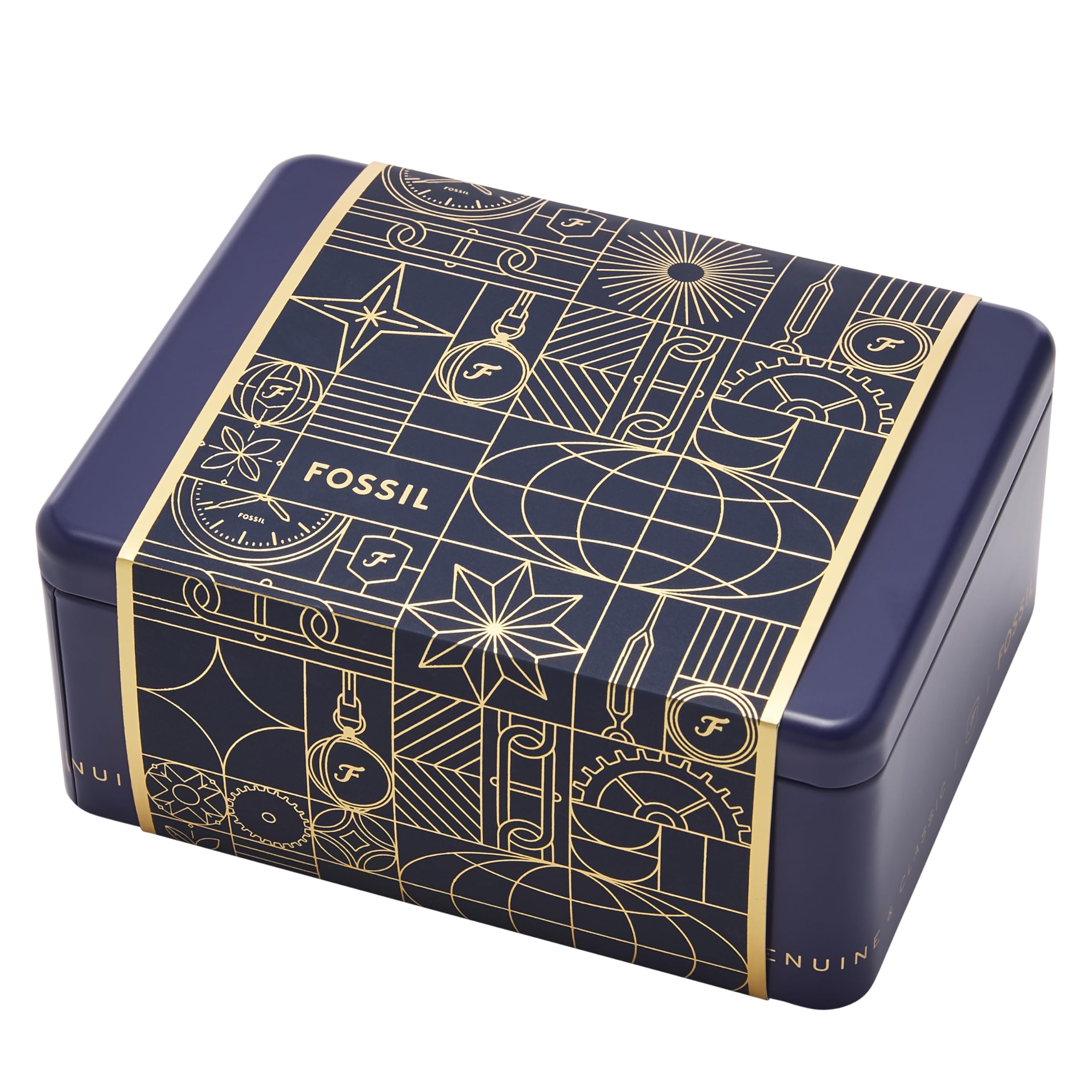 Fossil Women's Carlie Three-Hand Rose Gold-Tone Stainless Steel Watch and Bracelet Gift Set